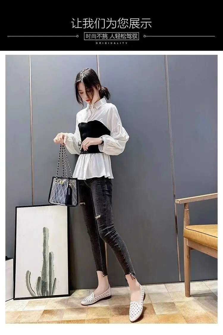 2022 Summer New Embroidered Hollow Ox-tendon-soled Casual Small Single-layer Shoes Fashionable Korean Style Retro sneaker Internet Celebrant — feature 4