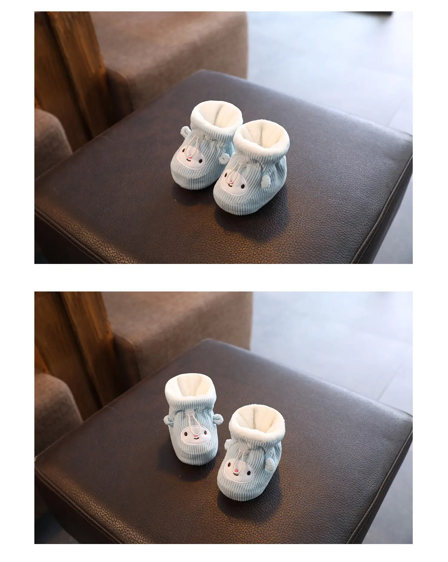 Baby Shoes Winter Velvet Soft Cotton 0-3mo 6-12mo — feature 17
