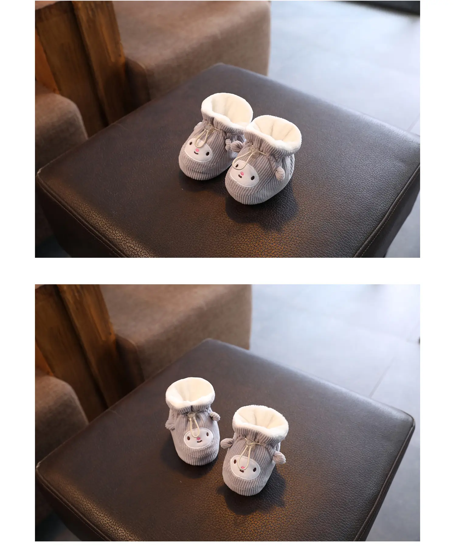 Baby Shoes Winter Velvet Soft Cotton 0-3mo 6-12mo — feature 19