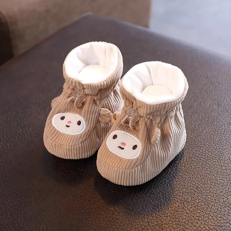 Baby Shoes Winter Velvet Soft Cotton 0-3mo 6-12mo