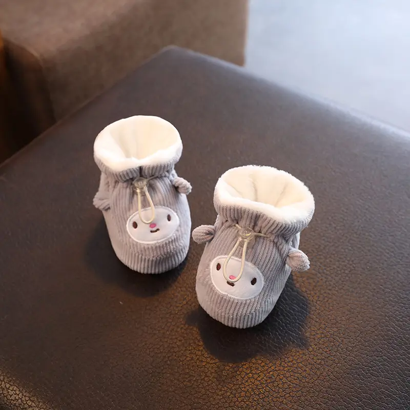 Baby Shoes Winter Velvet Soft Cotton 0-3mo 6-12mo