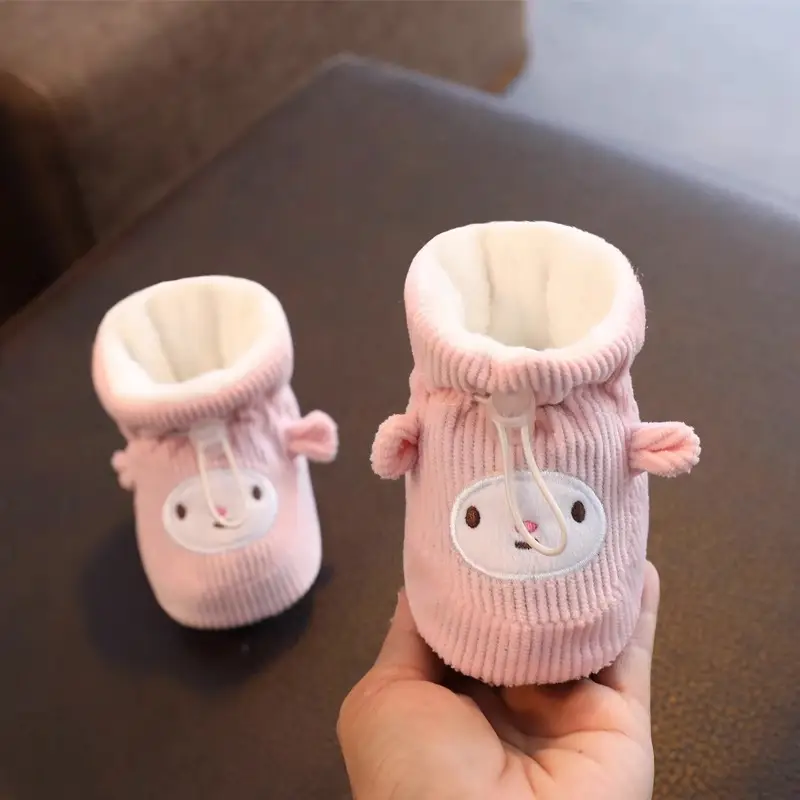 Baby Shoes Winter Velvet Soft Cotton 0-3mo 6-12mo