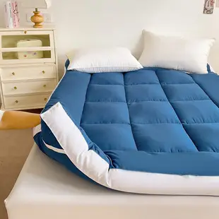 Class A full-enclosed bed hat single-piece thickened mother and infant grade solid color 60 sanding bedspread protective cover dormitory washable cotton — feature 5