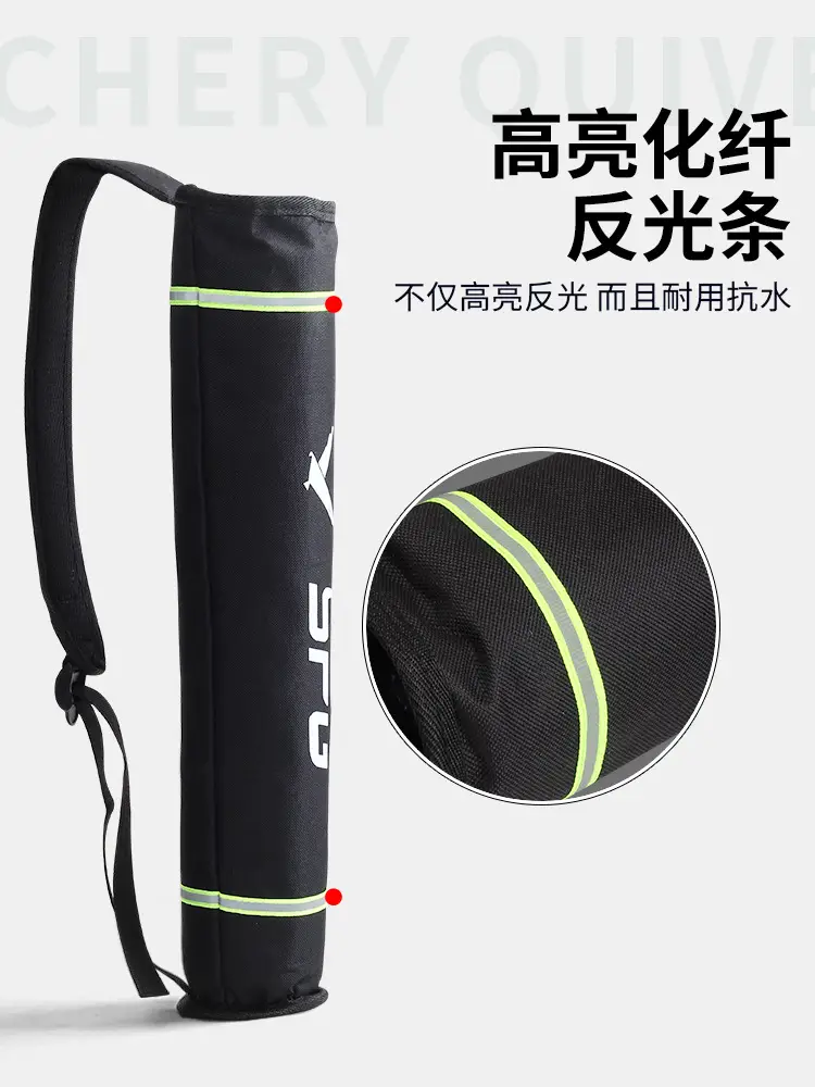 Single-Shoulder Quiver for Archery Beginners, Simple Backpack-Style Quiver Made of Oxford Cloth, Portable Quiver for Outdoor Archery