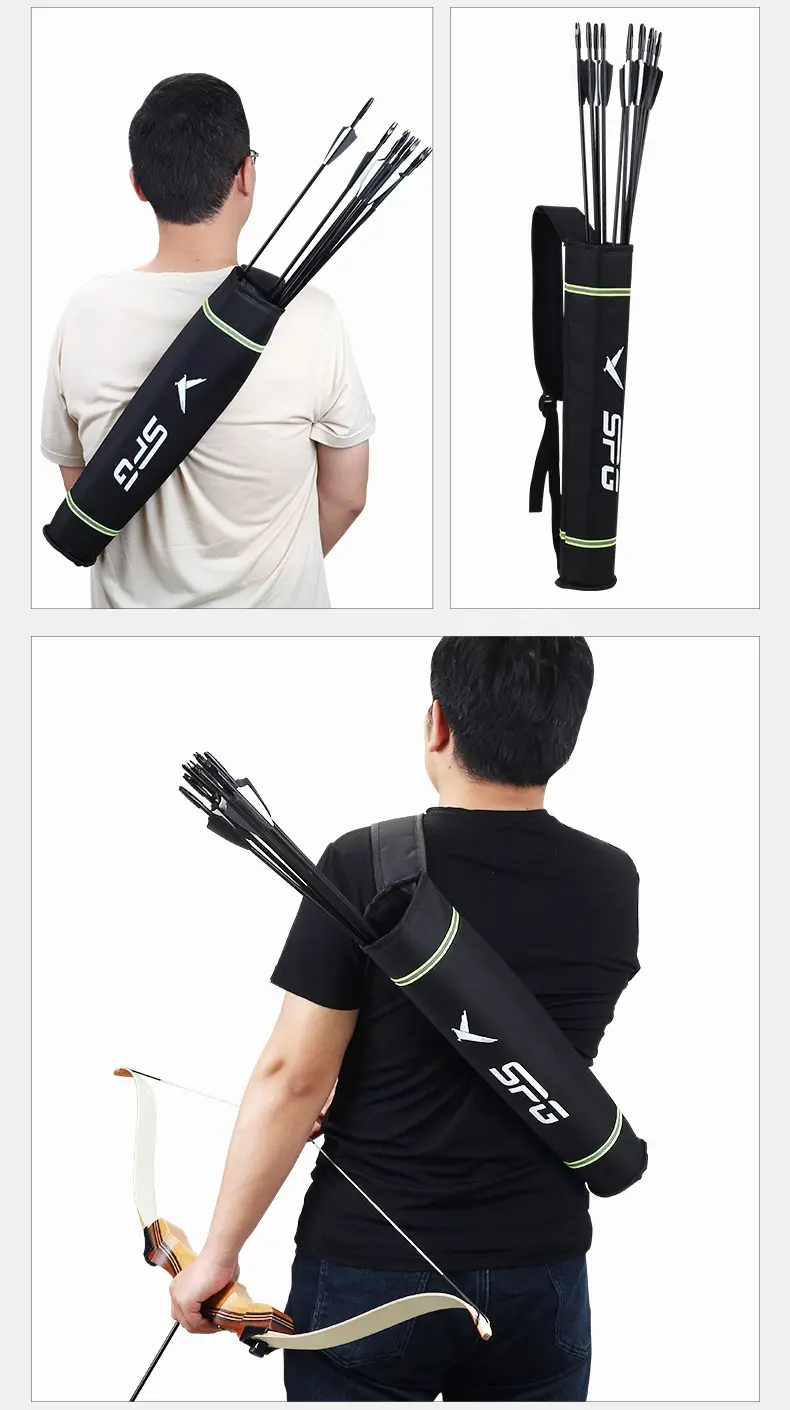 Single-Shoulder Quiver for Archery Beginners, Simple Backpack-Style Quiver Made of Oxford Cloth, Portable Quiver for Outdoor Archery — feature 11
