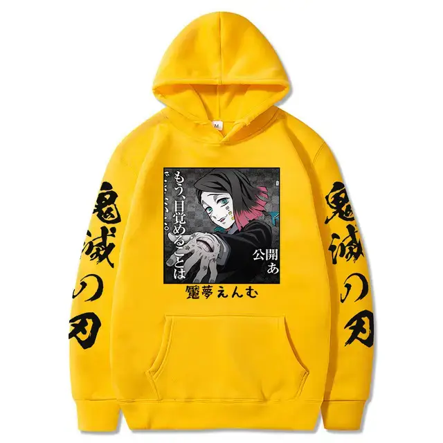 Pink Cross-border Fleece Hoodie for Men with Anime Print