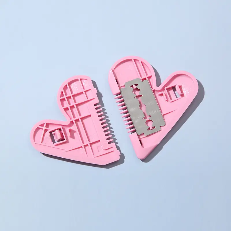 Pink Heart Hair Cutter for Double-Sided Thinning & Split Ends - Image 4