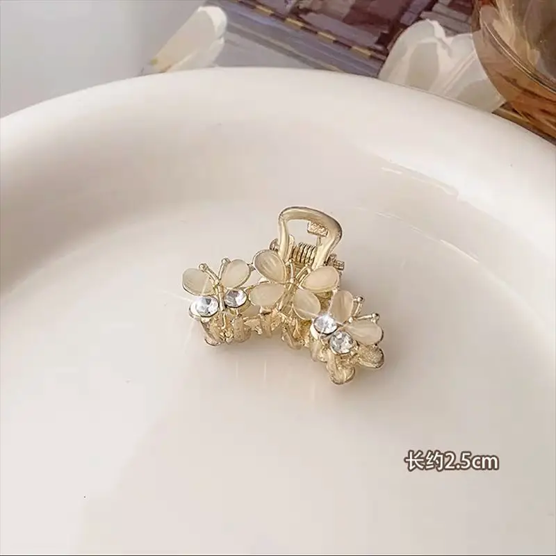 Mini Pearl & Crystal Hairpins for Girls - Image 3