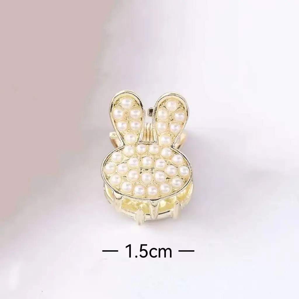 Mini Pearl & Crystal Hairpins for Girls - Image 7