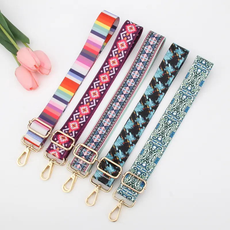 Adjustable Ethnic Bag Strap for Women