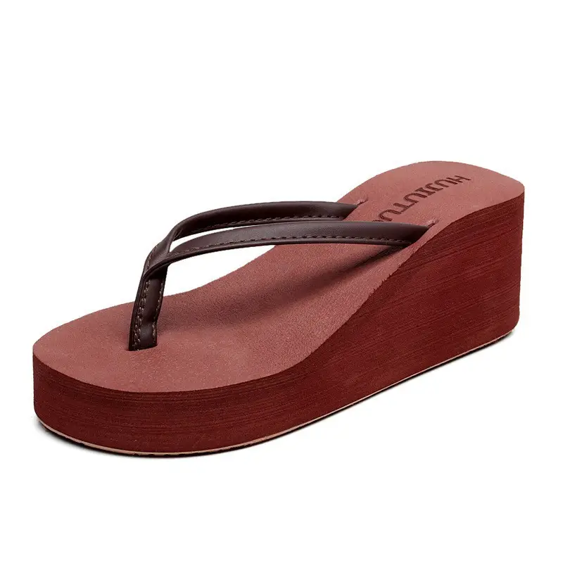 Women's Black Wedge Sandals with Bracelet