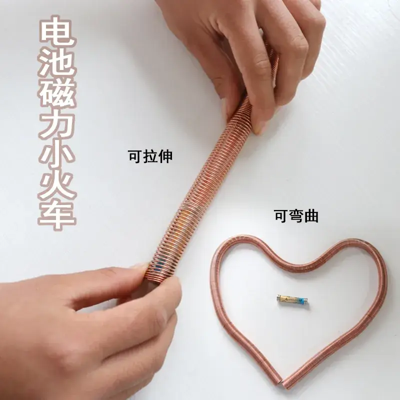 Electromagnetic Train Toy for Kids Science Experiment - Image 4