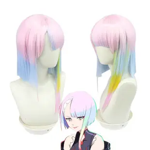 Purple Gradient Silicone Hair Wig for Women — feature 3