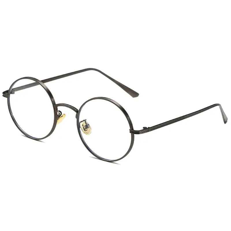 Men's Round Gold Frame Sunglasses 2023 - Image 11