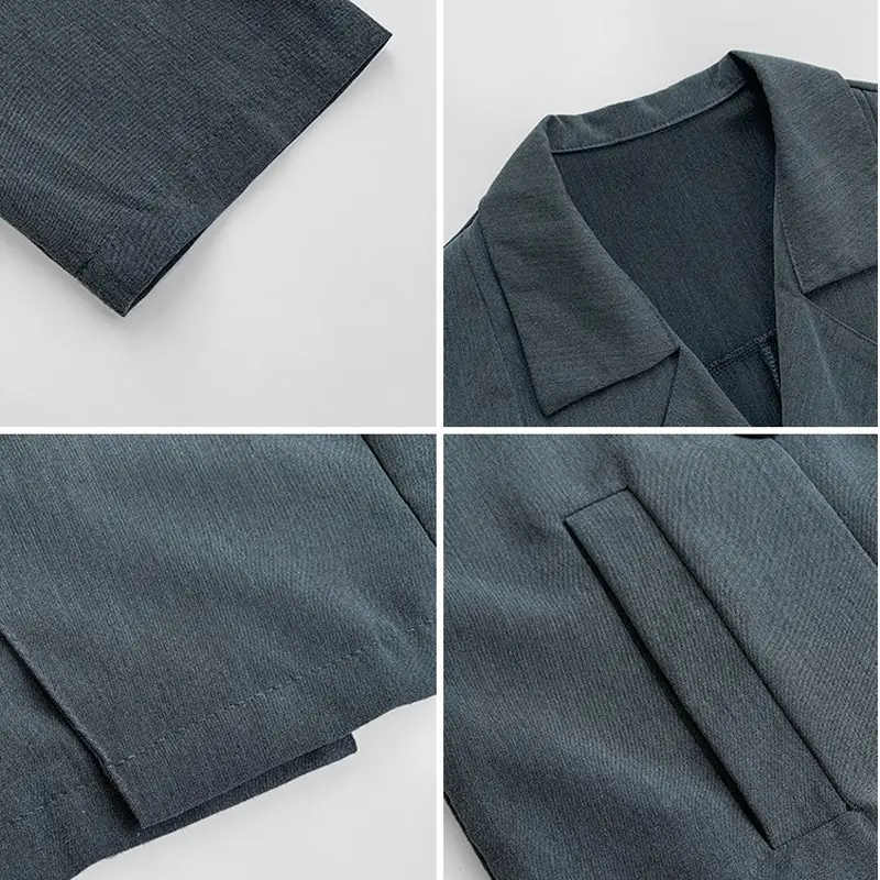 2023 Korean Style Loose Black Coat for Women - Image 4