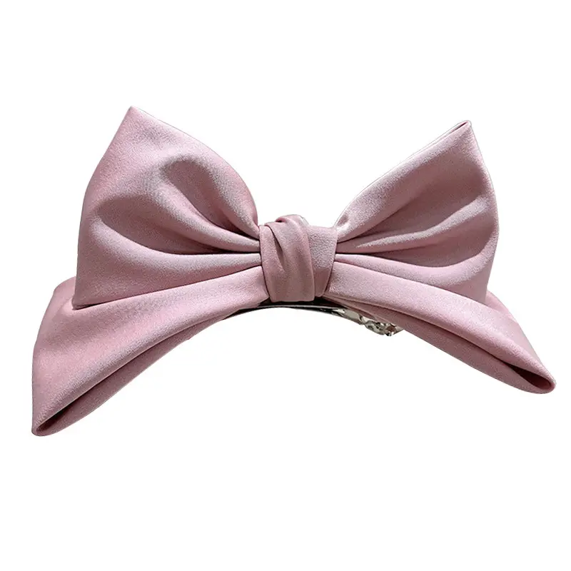 Korean Style Black Big Bow Hairpin for Women - Image 8