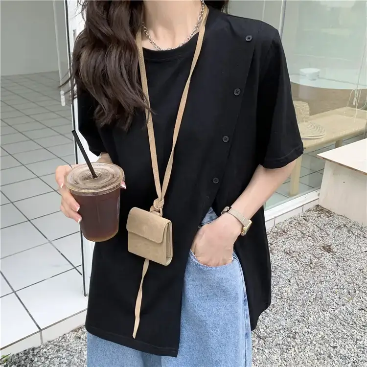 Women Slit T-Shirt Summer Loose Fit 2025 — feature 10
