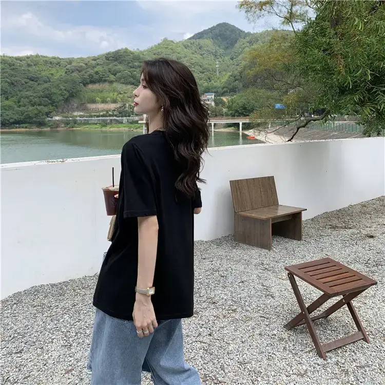 Women Slit T-Shirt Summer Loose Fit 2025 — feature 13