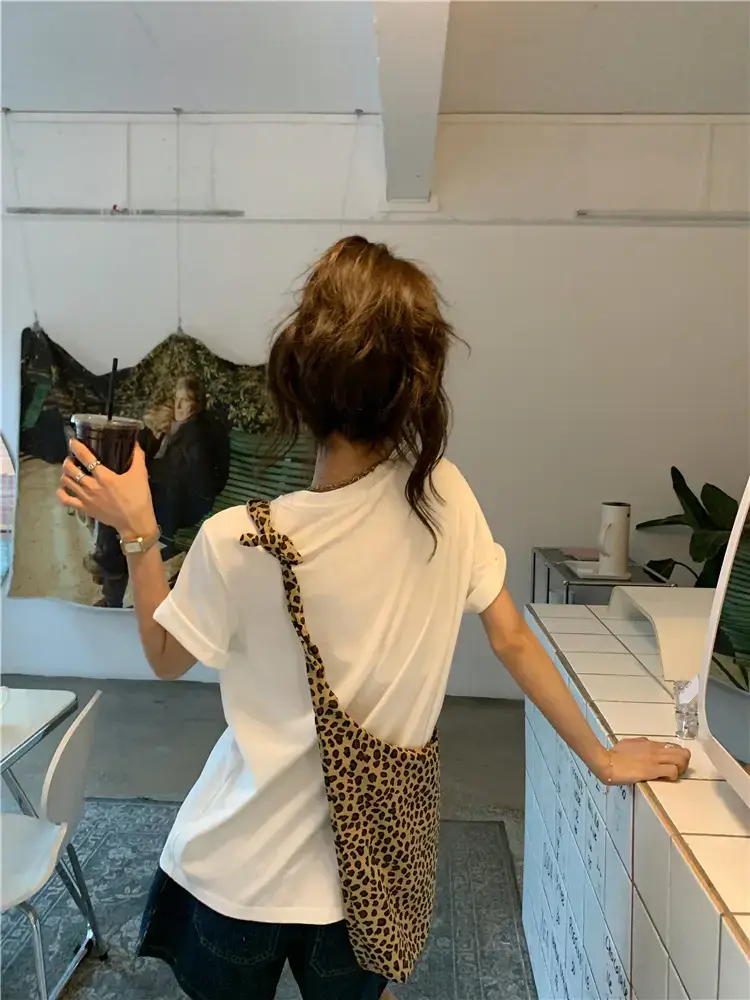 Women Slit T-Shirt Summer Loose Fit 2025 — feature 42