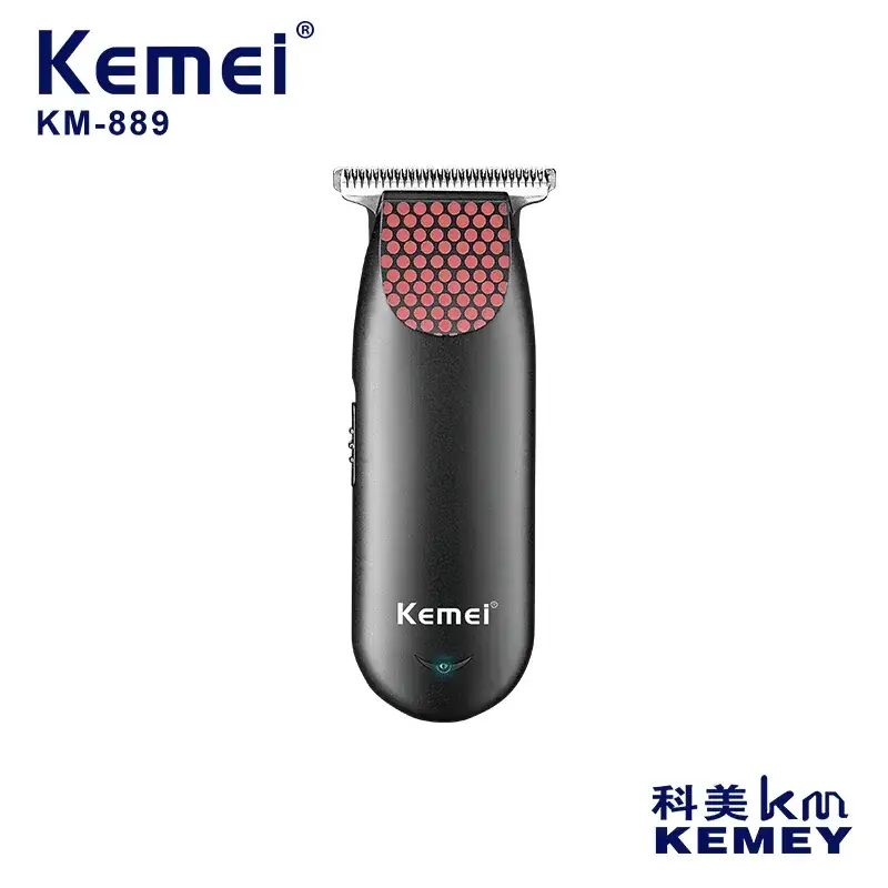 Kemii Rechargeable Mini Barber Clippers with 5 Blades - Image 3