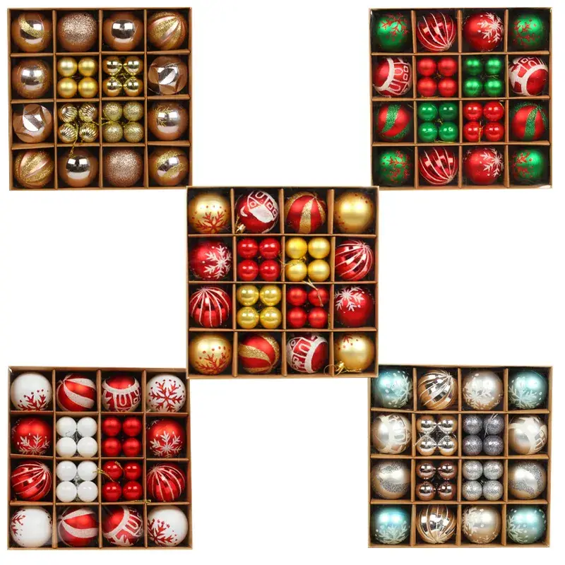 Hong Kong Love Christmas Decoration Balls 24g Painted Gift Box - Image 24