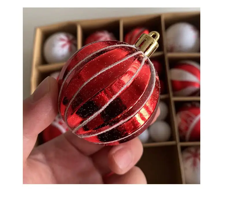 Hong Kong Love Christmas Decoration Balls 24g Painted Gift Box — feature 11