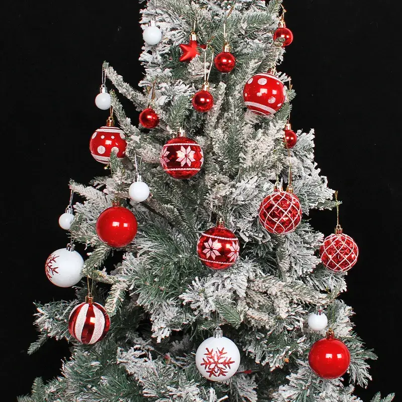 Hong Kong Love Christmas Ball Suit 24x24cm Electroplated
