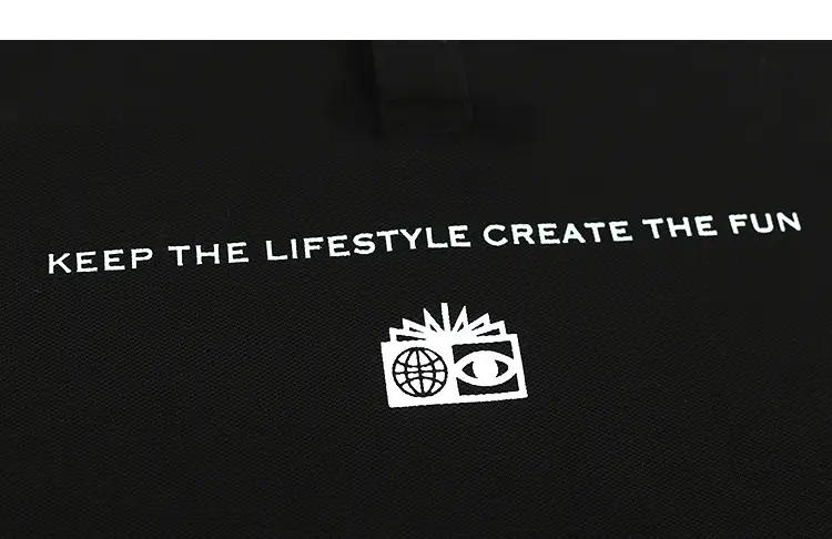 Kids Black Polo Shirt with White Trim — feature 26