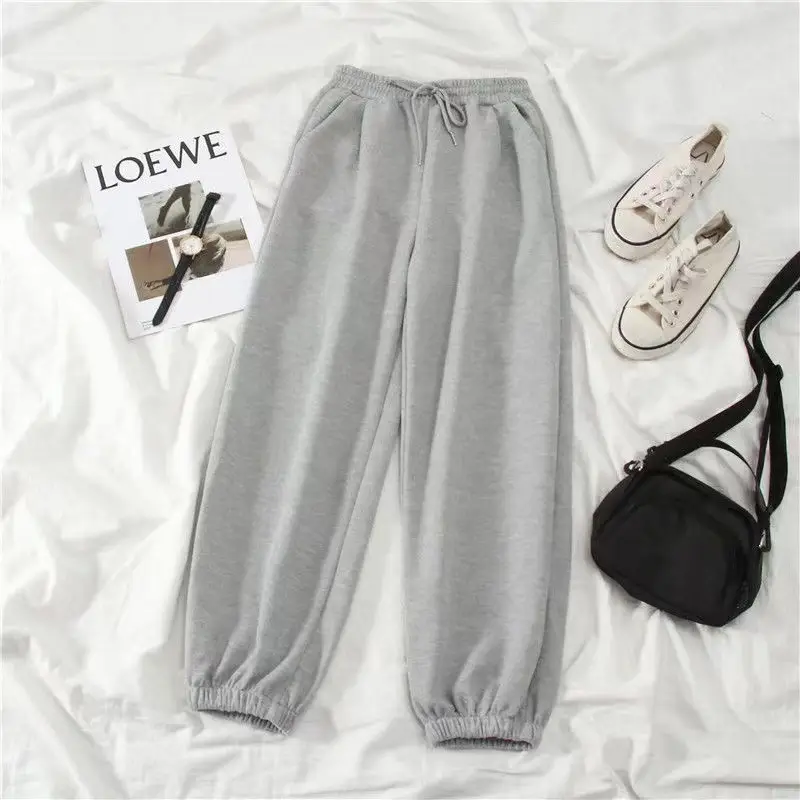 2024 Thin Loose Slim Harem Pants Grey - Image 4
