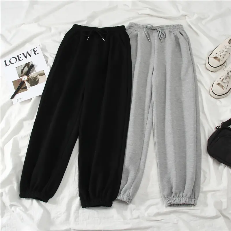 2024 Thin Loose Slim Harem Pants Grey - Image 5