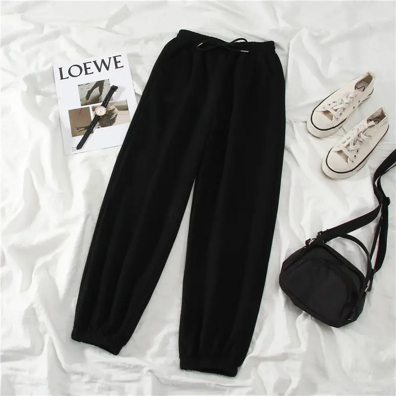 2024 Thin Loose Slim Harem Pants Grey - Image 2