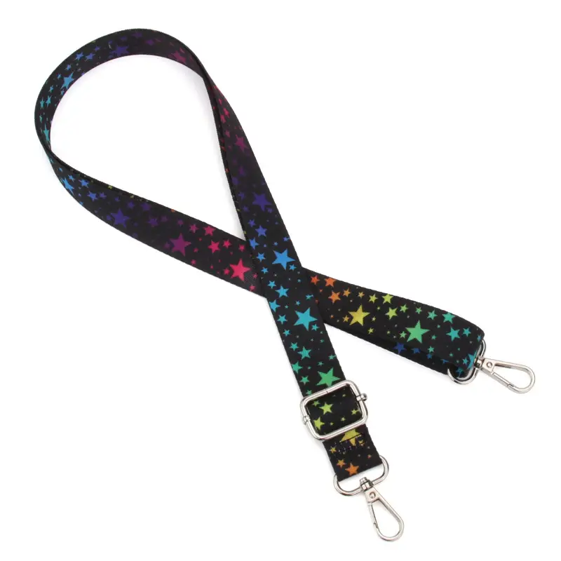 Rainbow Crossbody Bag Strap Adjustable Keychain - Image 16