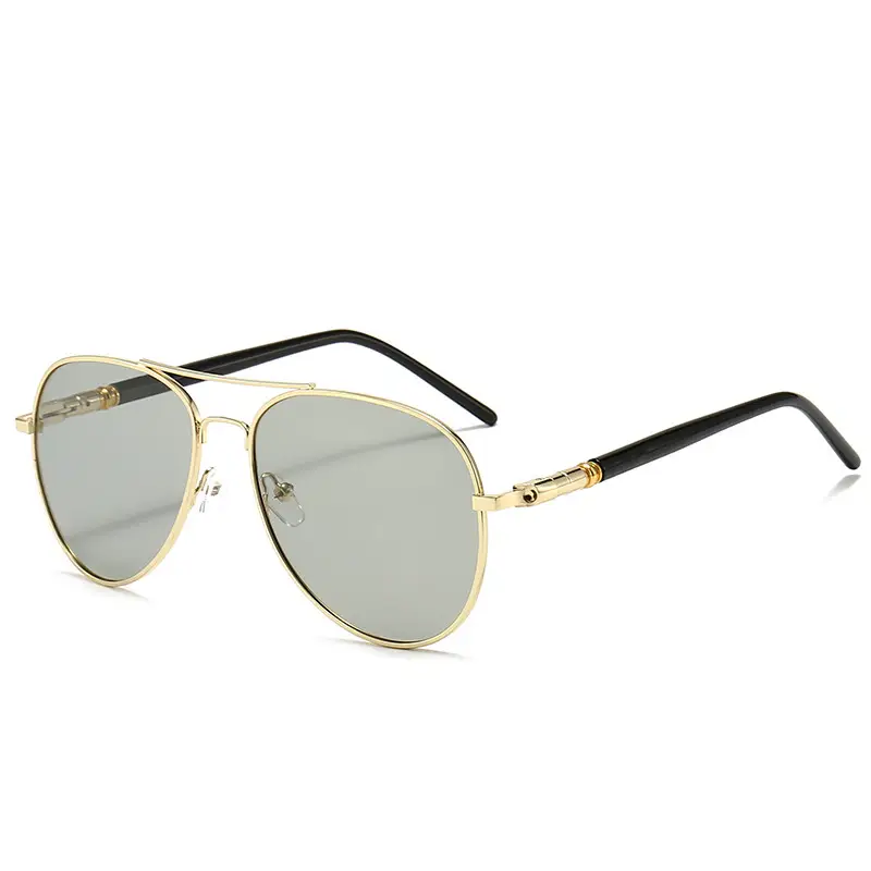 209 Retro Aviator Sunglasses Polarized Color-Changing Driving Night Vision