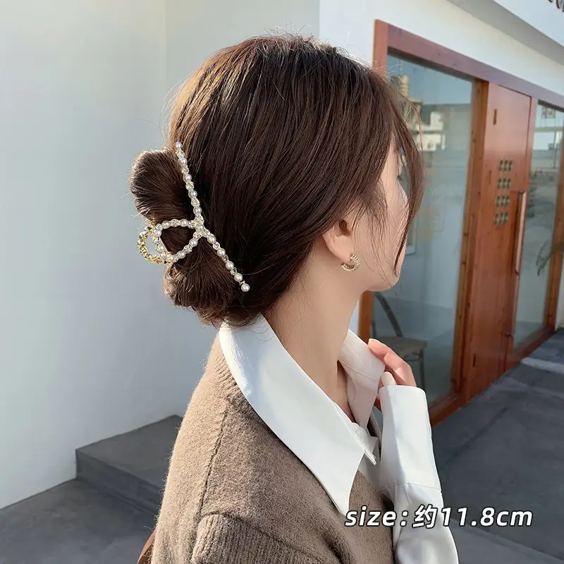 Opal Metal Hairpin Women's Back of Head