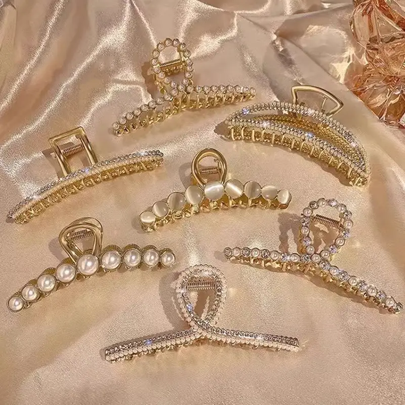 Opal Metal Hairpin Women's Back of Head
