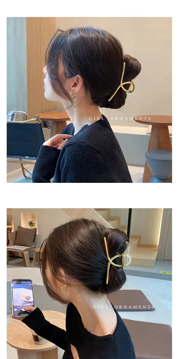 Opal Metal Hairpin Women's Back of Head — feature 2