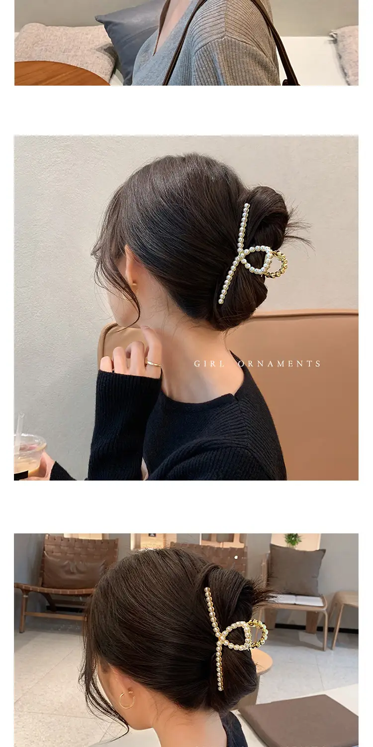 Opal Metal Hairpin Women's Back of Head — feature 4