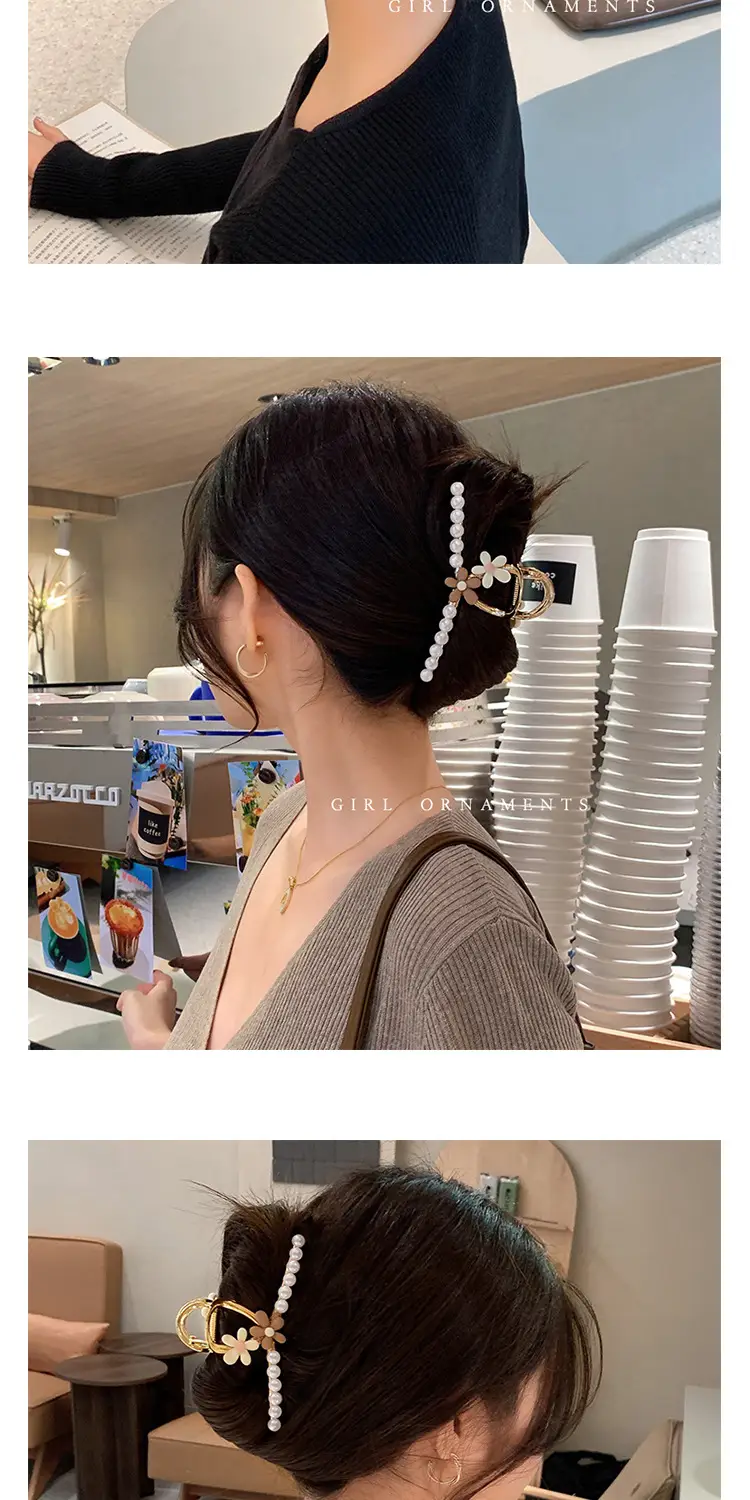 Opal Metal Hairpin Women's Back of Head — feature 5