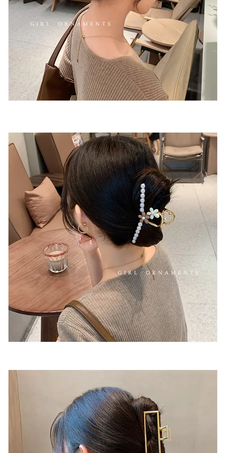 Opal Metal Hairpin Women's Back of Head — feature 6