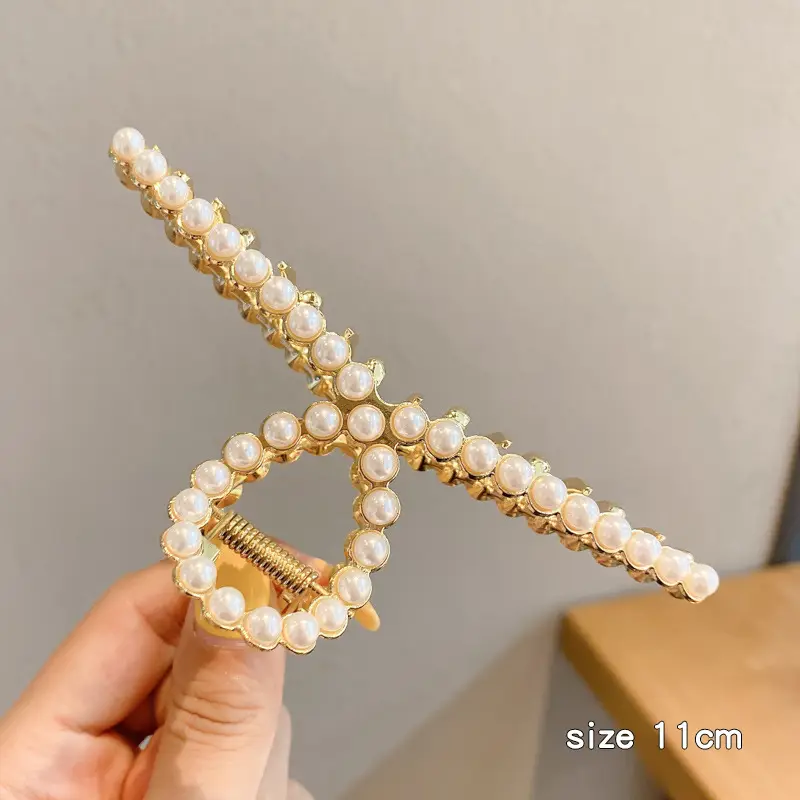 Opal Metal Hairpin Women's Back of Head