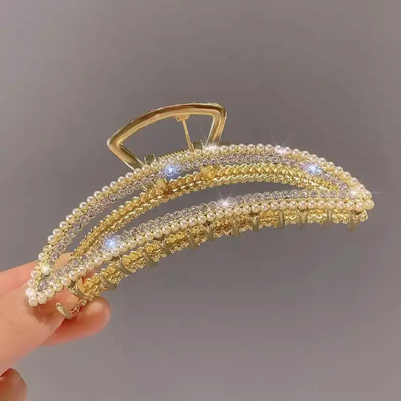 Opal Metal Hairpin Women's Back of Head