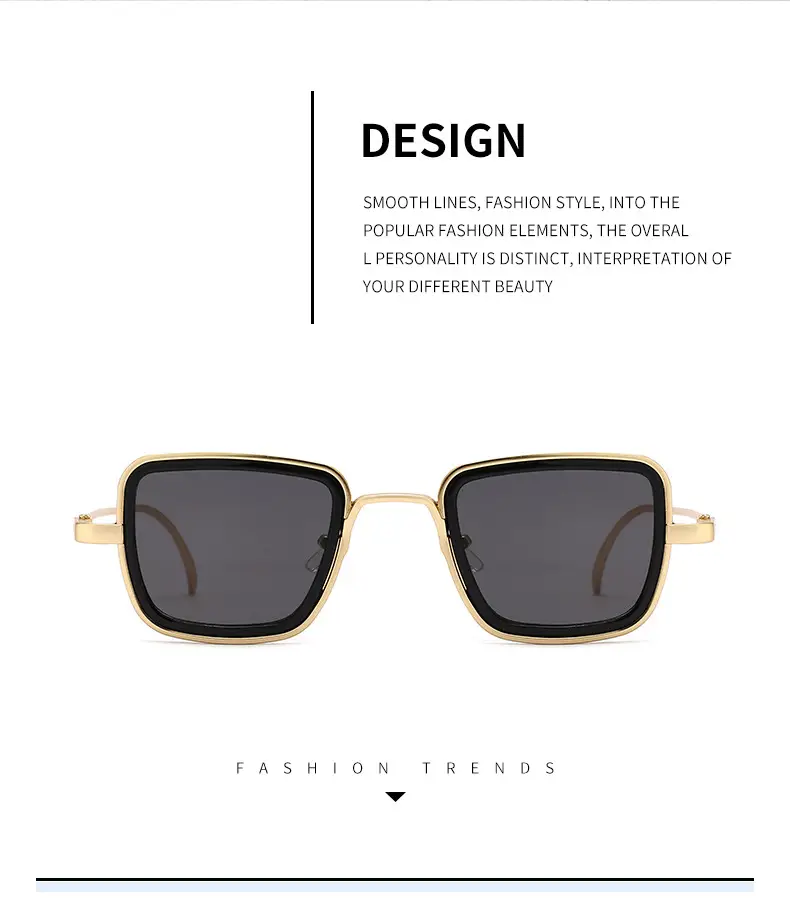 Men's Red Sunglasses Metal Steampunk Design β feature 4
