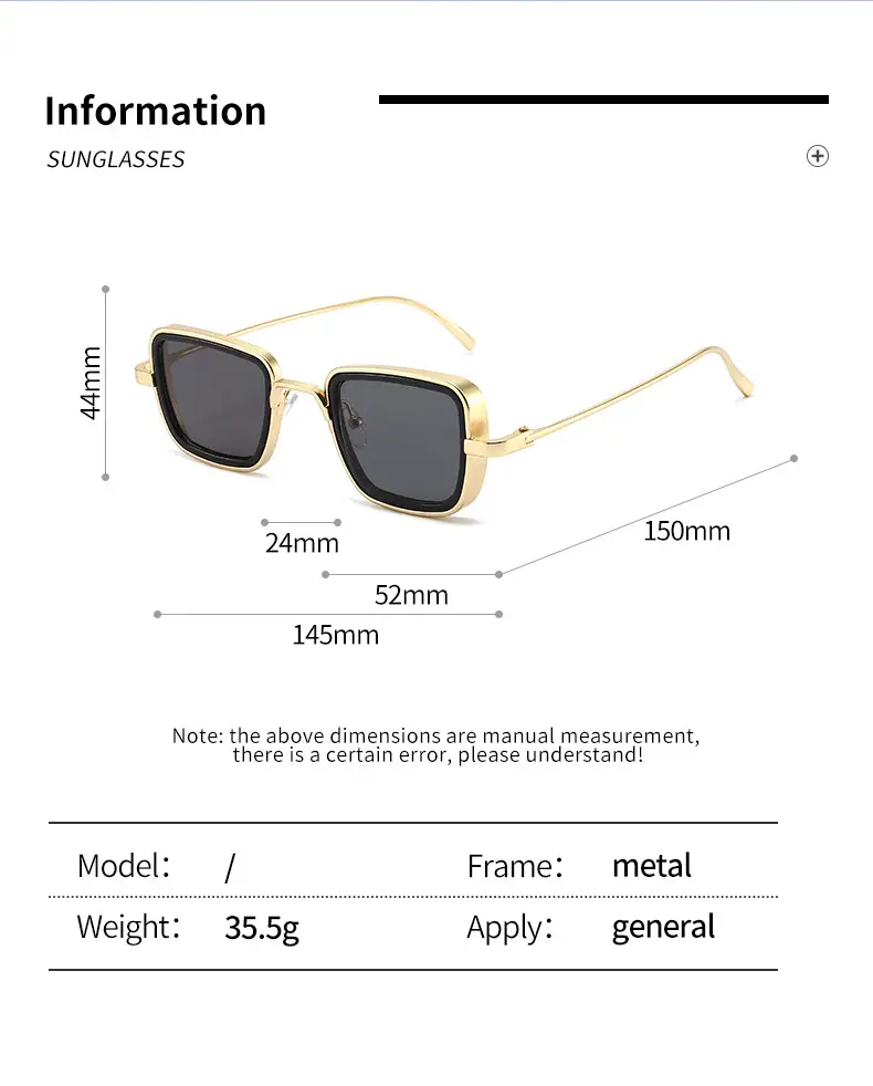 Men's Red Sunglasses Metal Steampunk Design β feature 7
