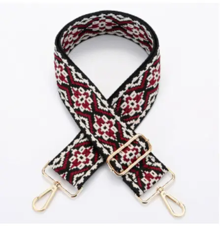 Women's Yellow Patterned Wide Shoulder Strap Bag - Image 10