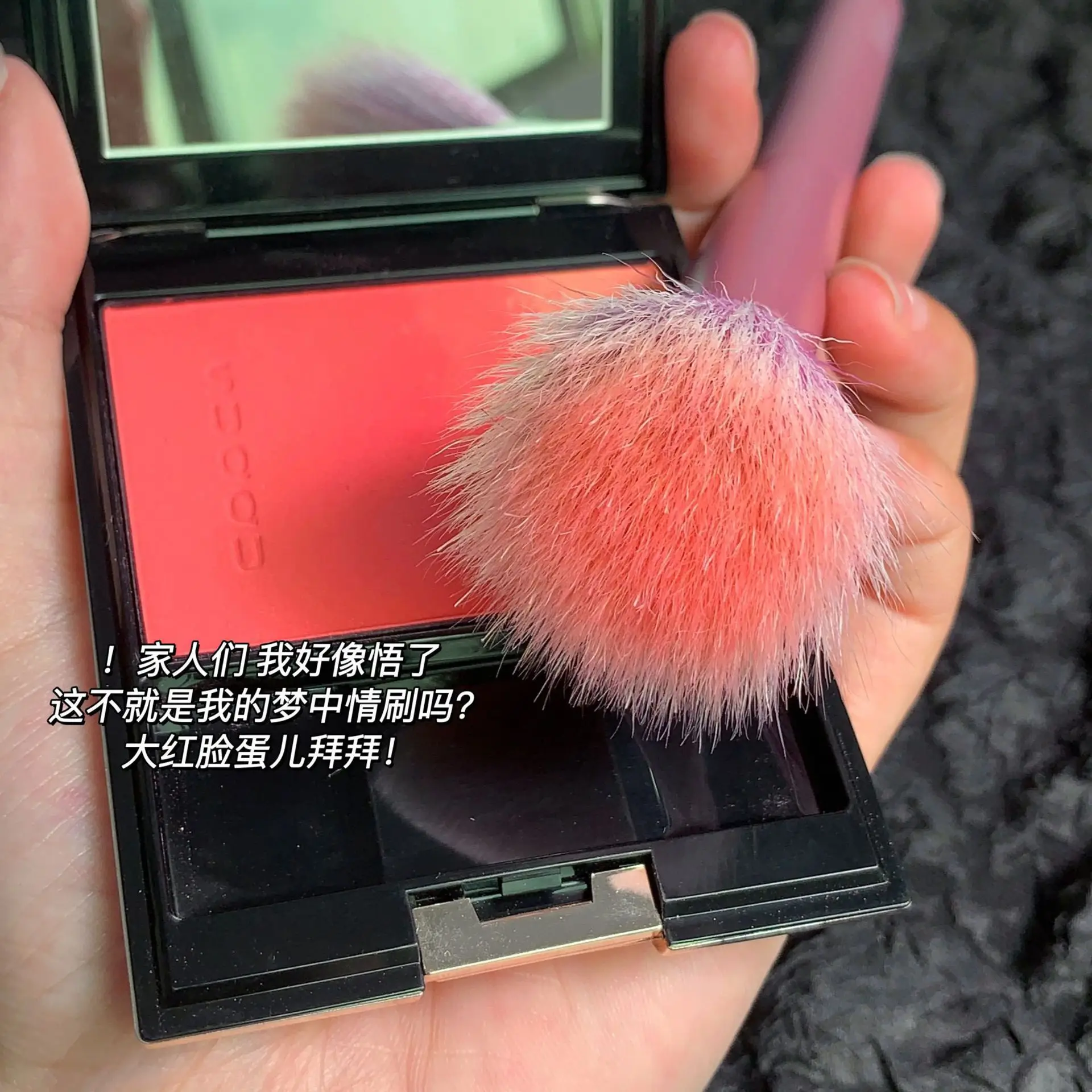 Wool Blush Pointed Brush for Soft Skin Tone — feature 13