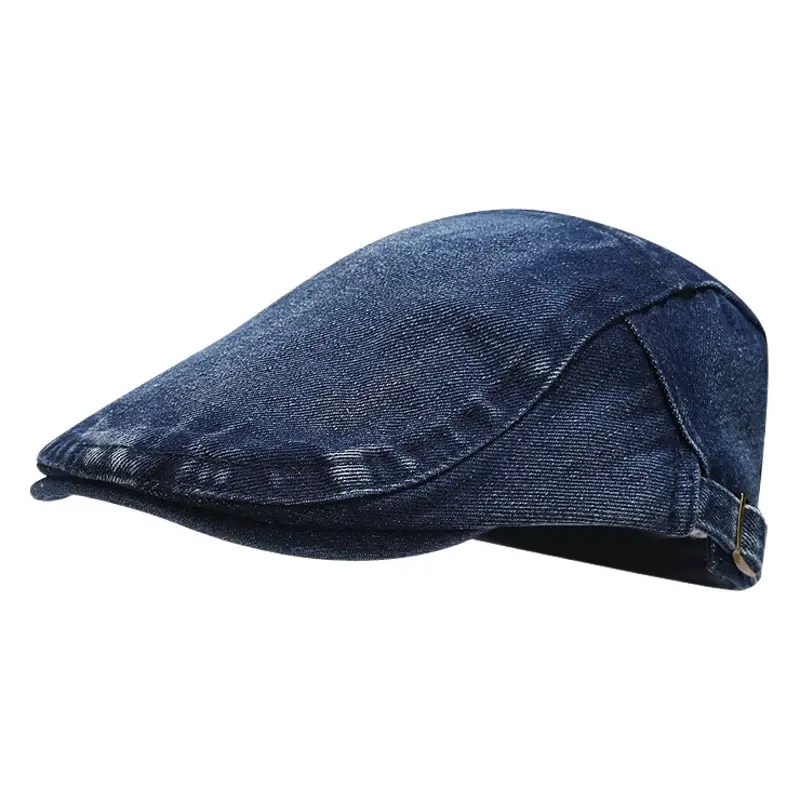 Men Vintage Denim Cap Light Blue UPF50+