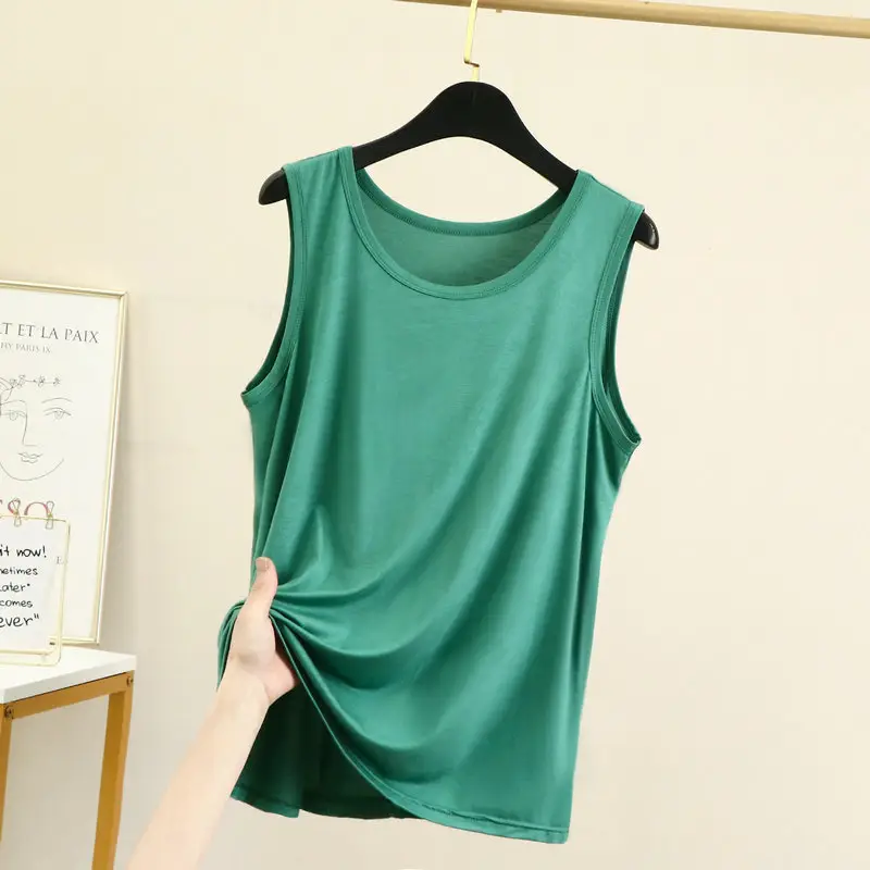 Women's Green Twist Sleeveless Vest - Image 14
