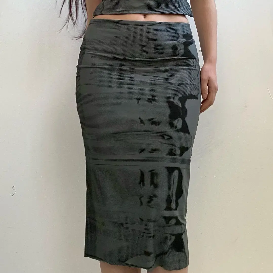 Women Sleeveless Hollow Vests Black Summer Top