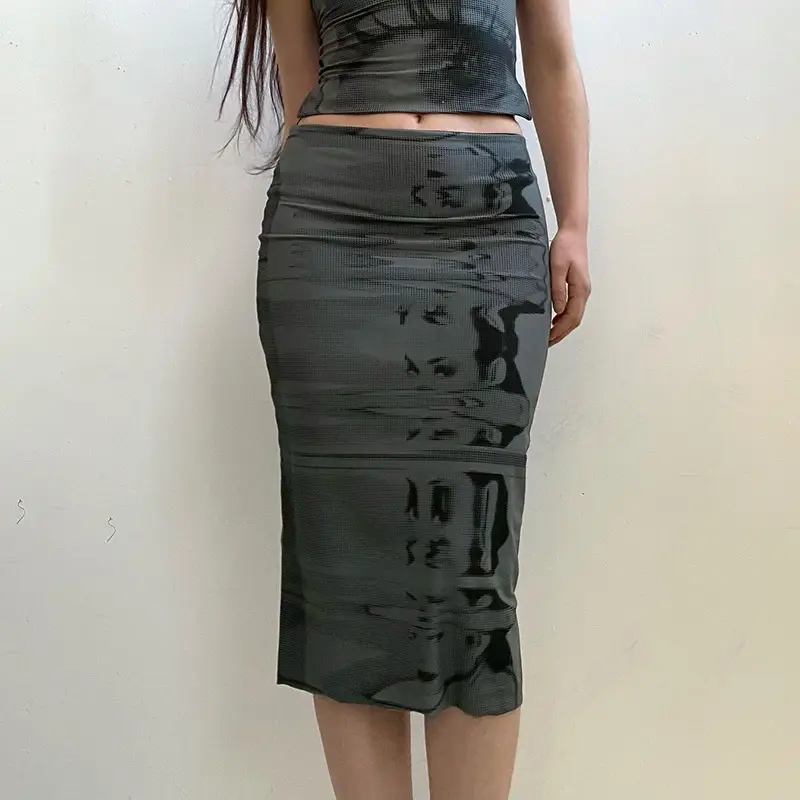 Women Sleeveless Hollow Vests Black Summer Top — feature 10