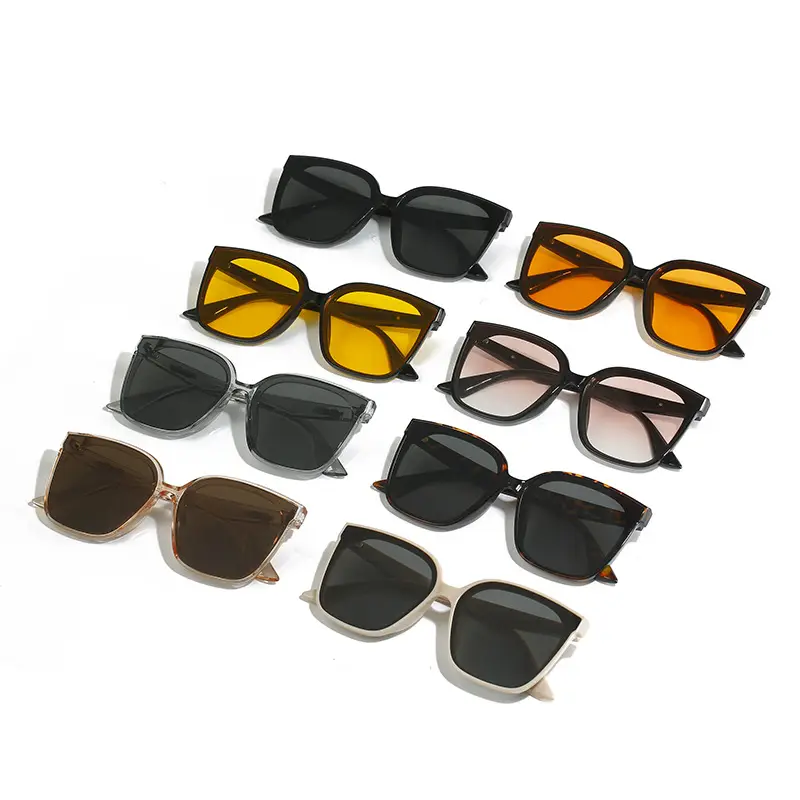 Women Square Frame Gradient Sunglasses Korean Style - Image 11